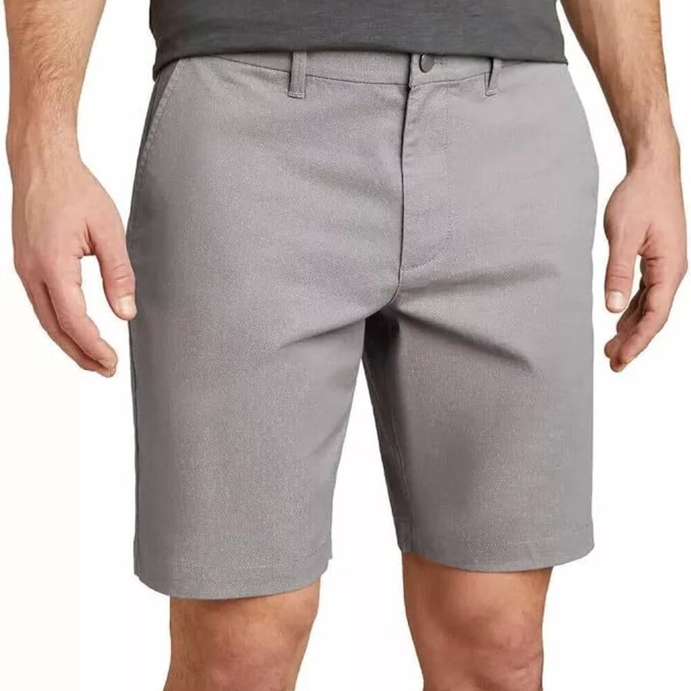 English Laundry Flat Front 9" Inseam Shorts, Grey, 30